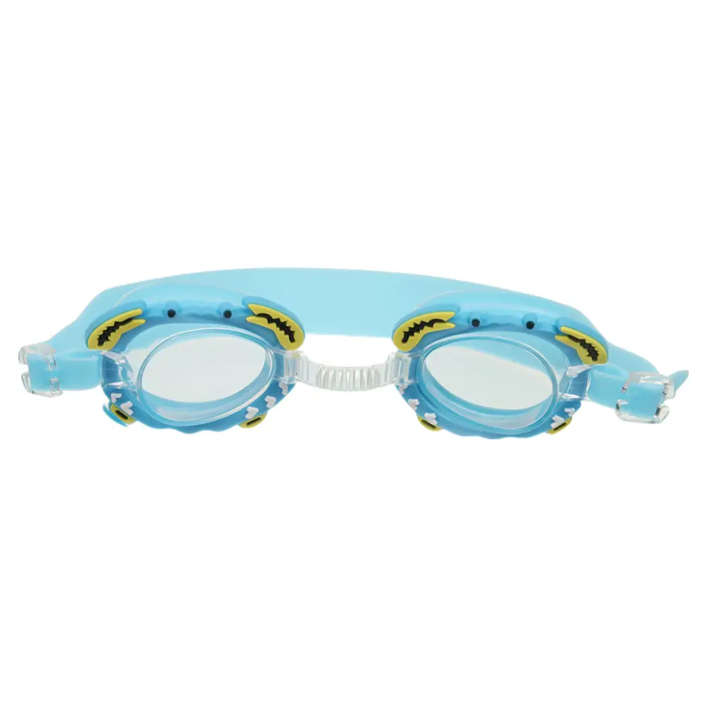 Factory direct selling hot children swimming goggles HD waterproof unicorn crab cartoon swimming goggles cute swimming glasses
