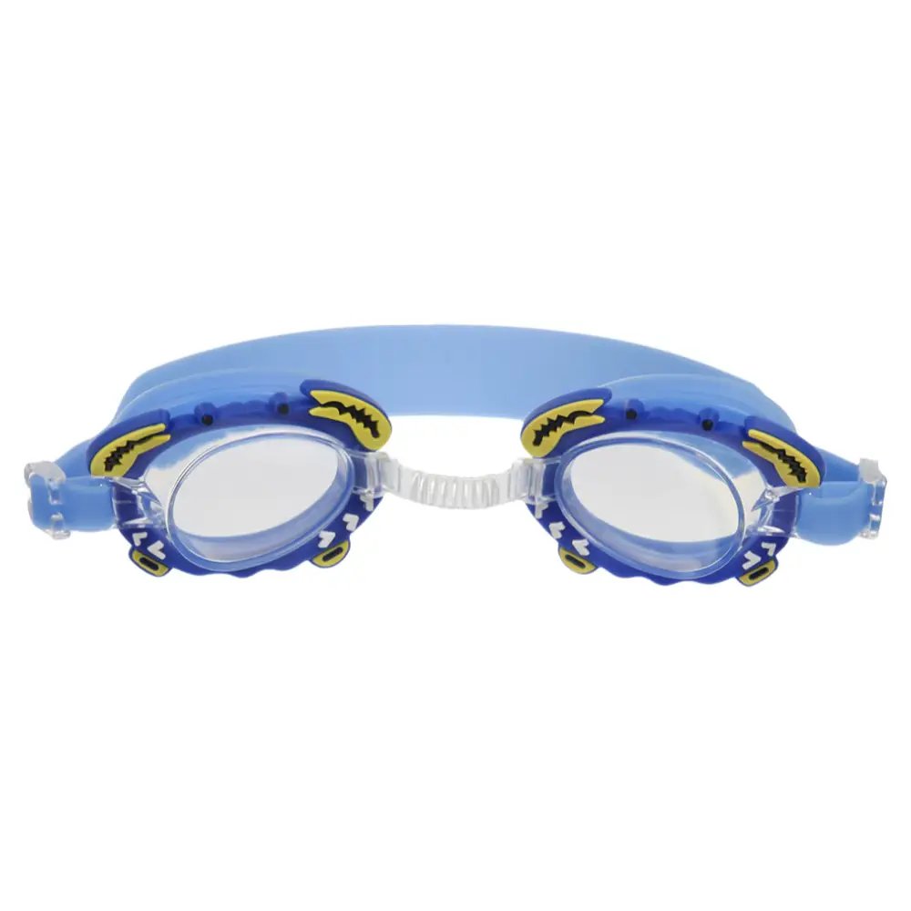 Factory direct selling hot children swimming goggles HD waterproof unicorn crab cartoon swimming goggles cute swimming glasses