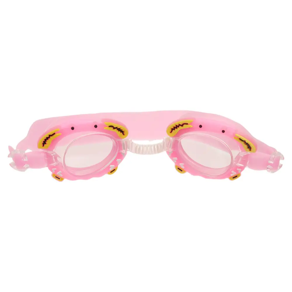 Factory direct selling hot children swimming goggles HD waterproof unicorn crab cartoon swimming goggles cute swimming glasses