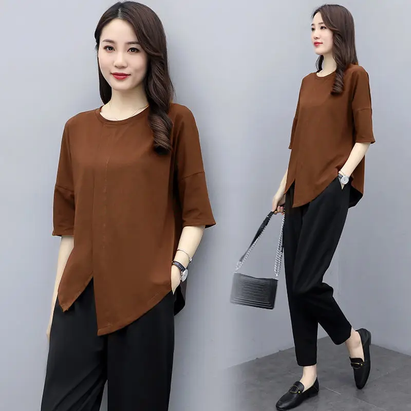 Plus Size Western Suit Brown Slim Two-Piece Set - Image 7
