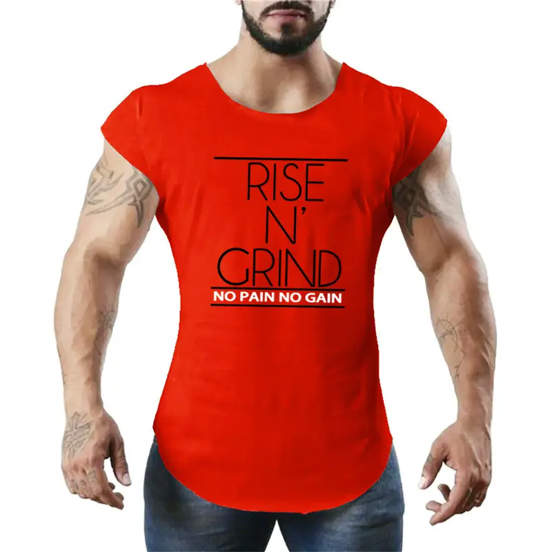 Men Rise In Grind Black T-Shirt Round Neck