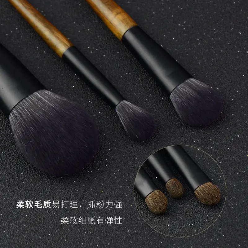 8 Mini Makeup Brushes Set Soft Animal Hair Eye Shadow Brush