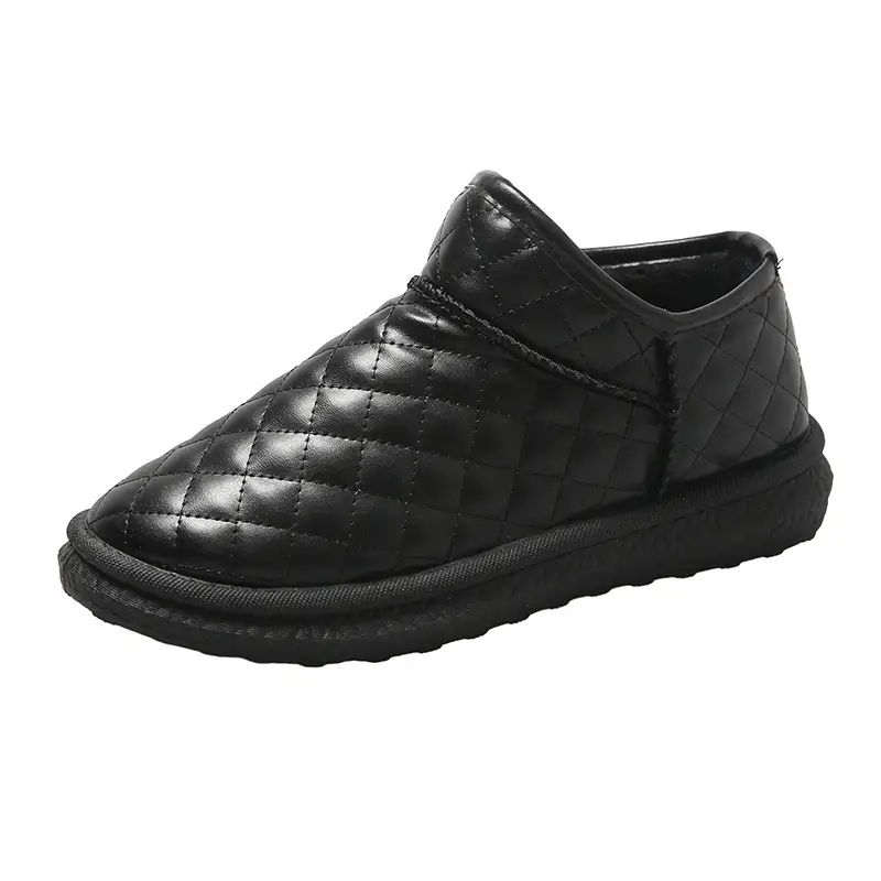 26 Styles of Winter Fleece-Lined Warm Snow Boots with Thick Soles, Closed Heels, Non-Slip Soft Soles, Versatile Waterproof Cotton Shoes, Fleece-Lined and Thickened - Image 6