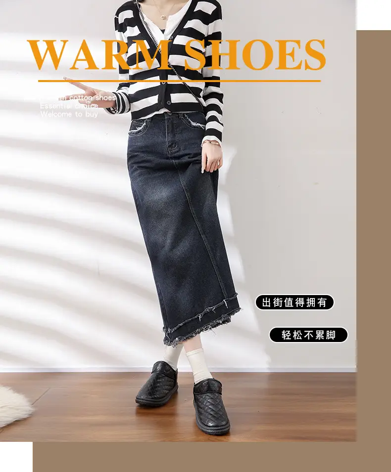 26 Styles of Winter Fleece-Lined Warm Snow Boots with Thick Soles, Closed Heels, Non-Slip Soft Soles, Versatile Waterproof Cotton Shoes, Fleece-Lined and Thickened — feature 1