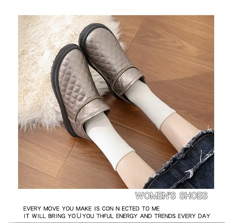 26 Styles of Winter Fleece-Lined Warm Snow Boots with Thick Soles, Closed Heels, Non-Slip Soft Soles, Versatile Waterproof Cotton Shoes, Fleece-Lined and Thickened — feature 11