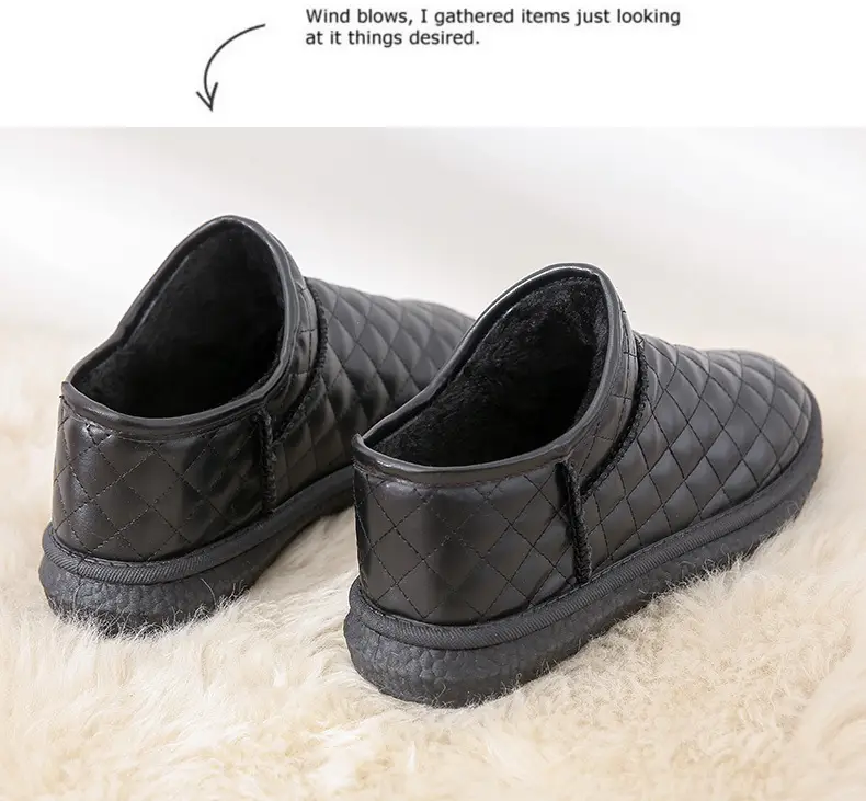 26 Styles of Winter Fleece-Lined Warm Snow Boots with Thick Soles, Closed Heels, Non-Slip Soft Soles, Versatile Waterproof Cotton Shoes, Fleece-Lined and Thickened — feature 26