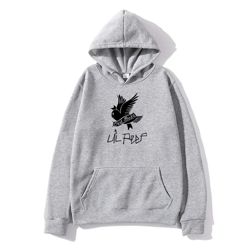 Lil Peep Fleece Hoodie Yellow Winter Men's - Image 12