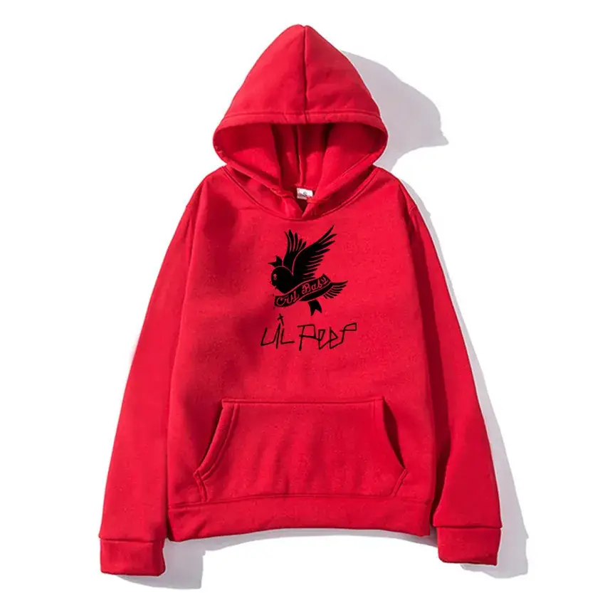 Lil Peep Fleece Hoodie Yellow Winter Men's - Image 21
