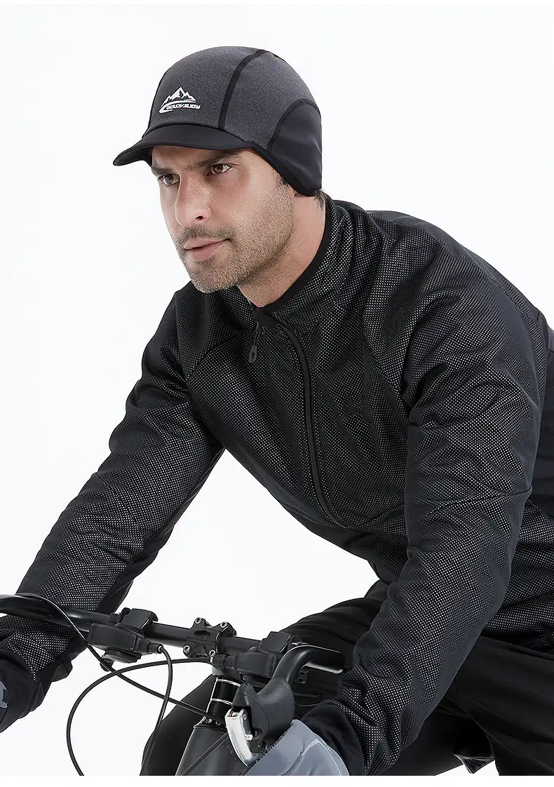 Winter Cycling Cap with Cationic Fiber & Windproof Design — feature 14
