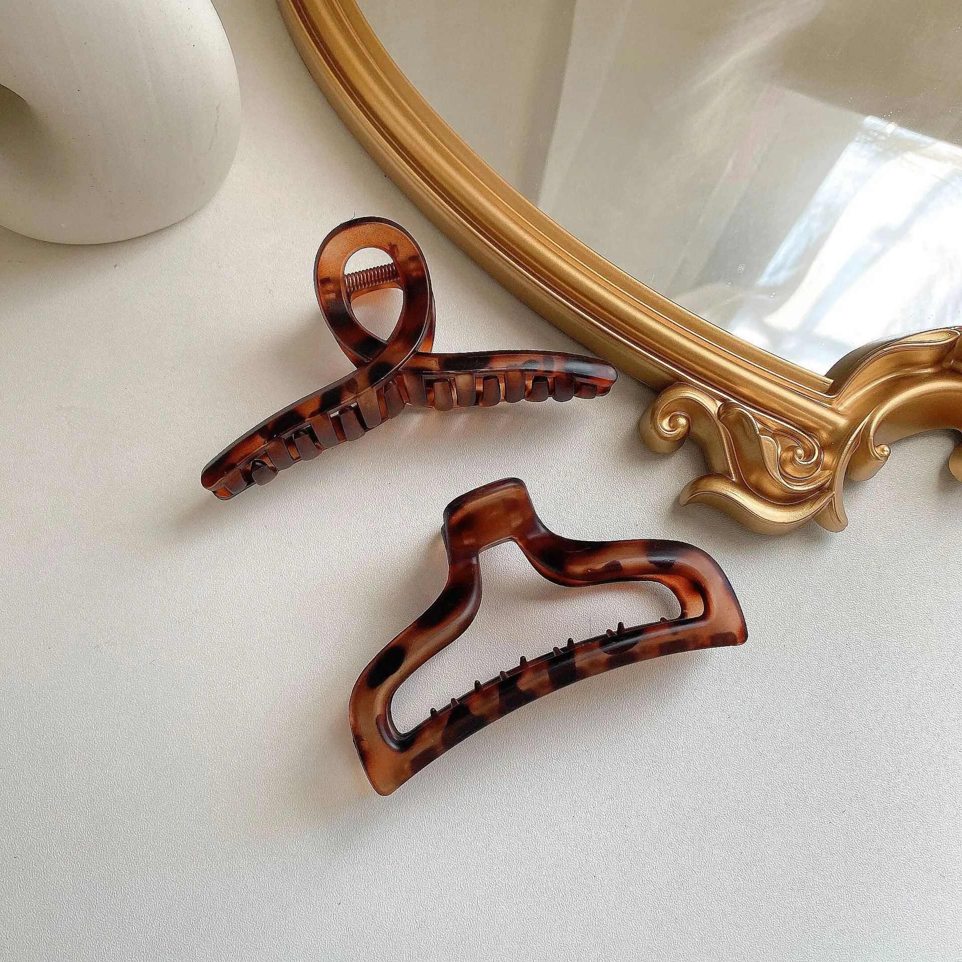 Leopard Print Hair Clips 2022 New Handmade - Image 2