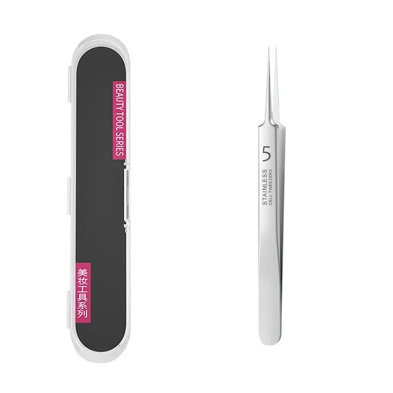 Stainless Steel Acne Clip Set Blackhead Removal Tweezers