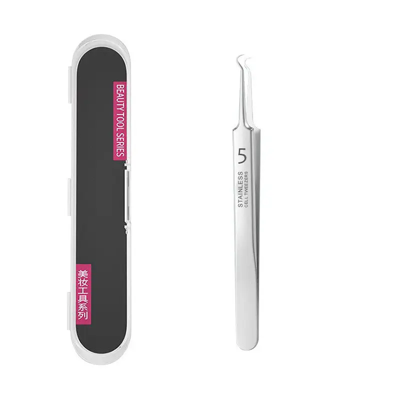 Stainless Steel Acne Clip Set Blackhead Removal Tweezers