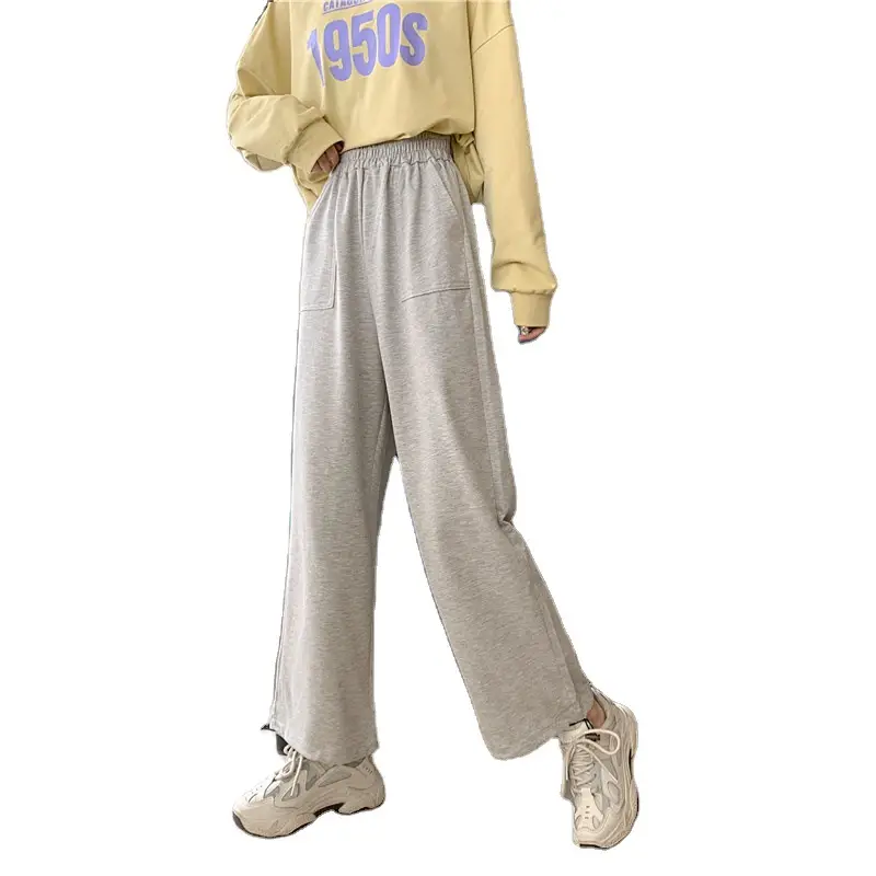 Women 2020 Fleece Pants Set Yellow 1950s - Image 7