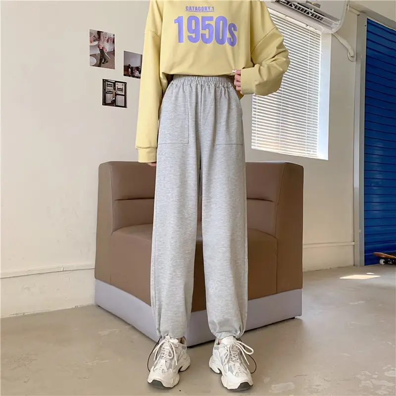 Women 2020 Fleece Pants Set Yellow 1950s — feature 16
