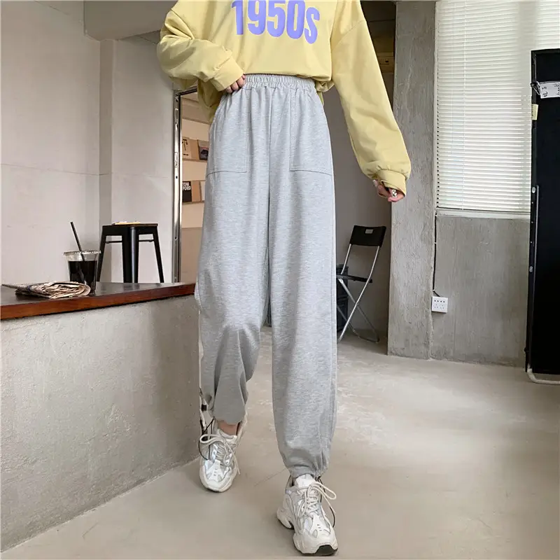 Women 2020 Fleece Pants Set Yellow 1950s — feature 17
