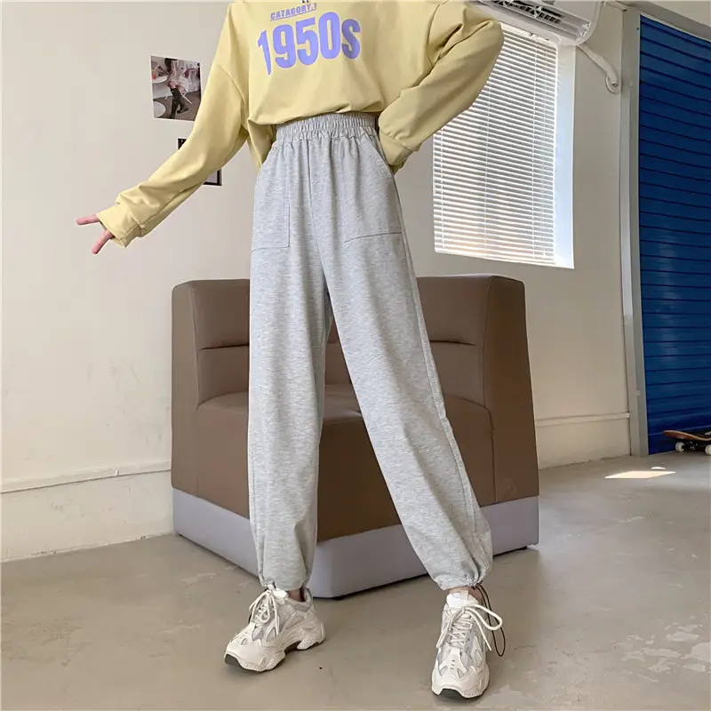 Women 2020 Fleece Pants Set Yellow 1950s — feature 18