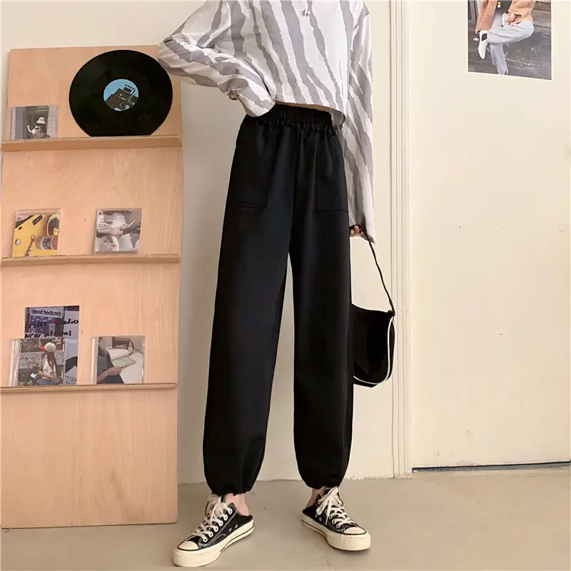Women 2020 Fleece Pants Set Yellow 1950s — feature 5