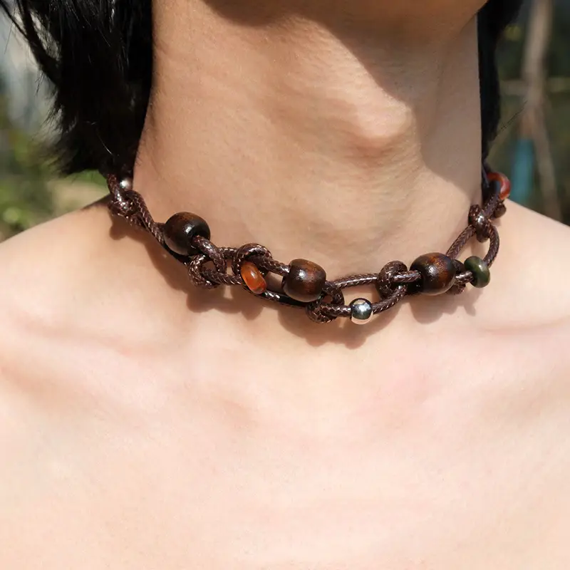 European Exaggerated Large Thick Metal Clavicle Chain Necklace - Image 5