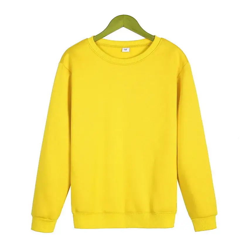 Men Navy Fleece Crewneck Sweatshirt Long Sleeve - Image 3