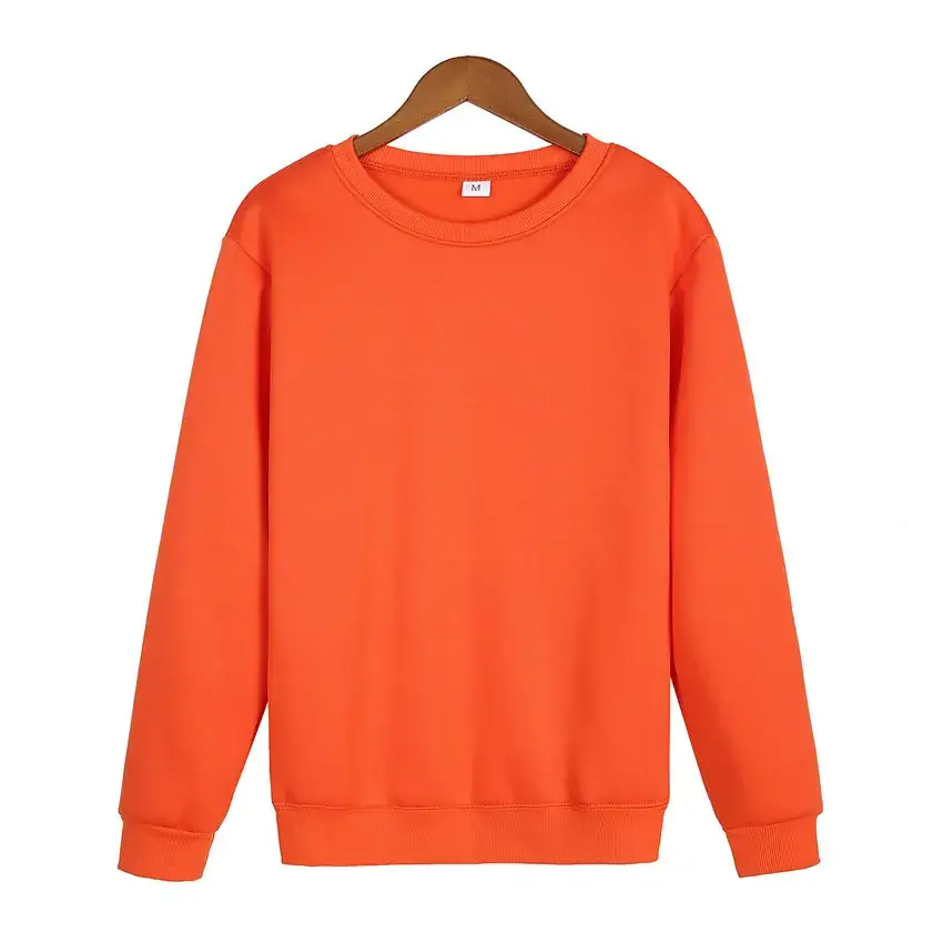 Men Navy Fleece Crewneck Sweatshirt Long Sleeve - Image 9