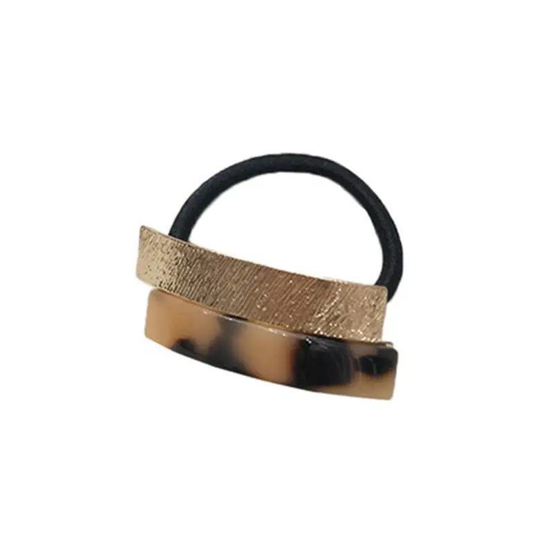 Vintage Accessories Geometric Hair Ring Blue Metal Women - Image 10