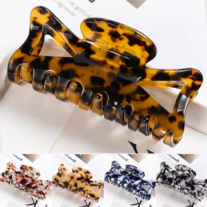 Korean Style Black White Acrylic Hair Grab Disc