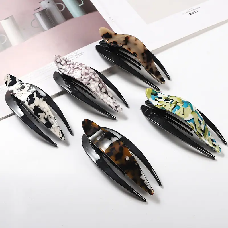 Korean Style Black White Acrylic Hair Grab Disc — feature 31