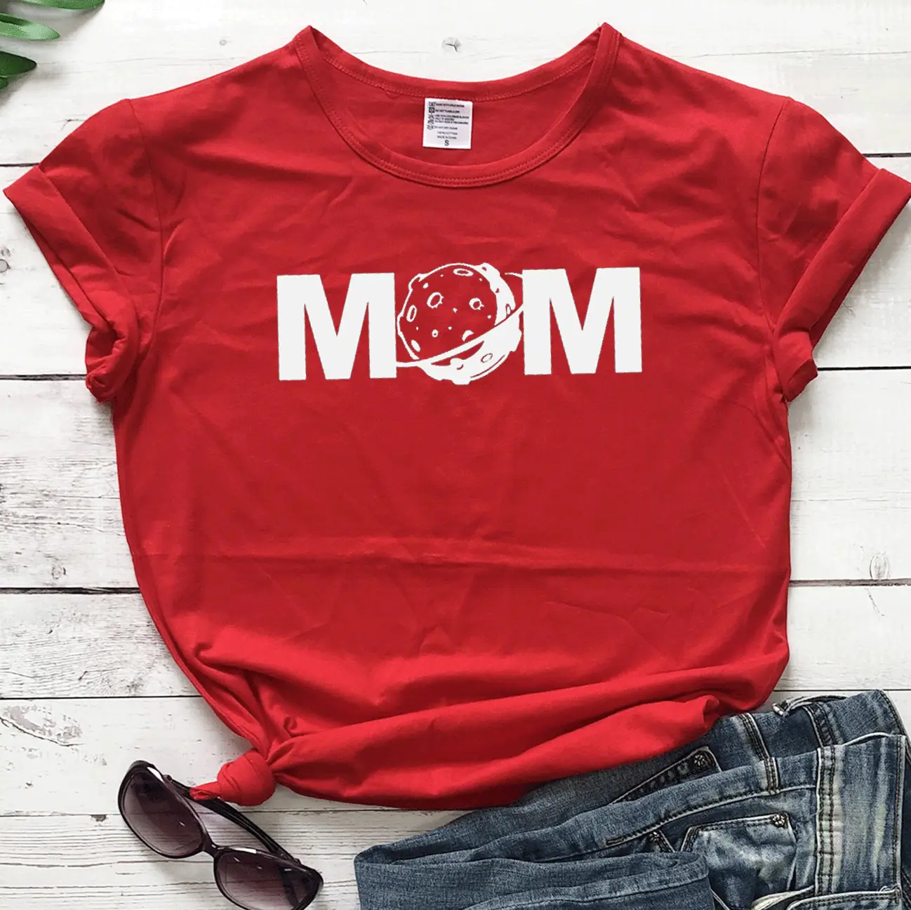 MOM Space T-Shirt Yellow Short Sleeve - Image 11