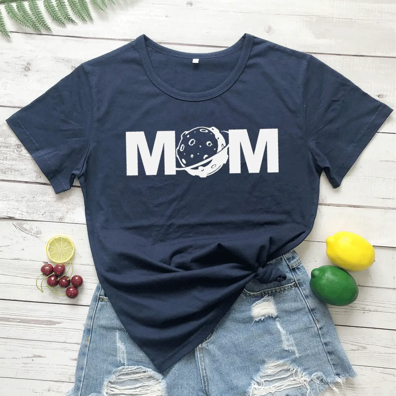 MOM Space T-Shirt Yellow Short Sleeve - Image 12