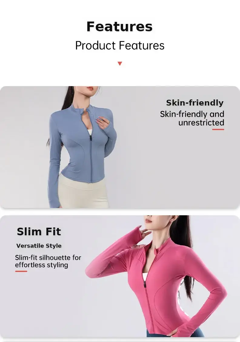 Women's Long Sleeve Yoga Top Blue Quick Dry — feature 4