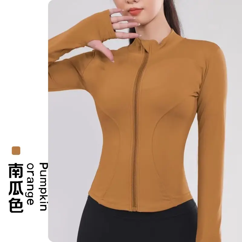 Women's Long Sleeve Yoga Top Blue Quick Dry - Image 9