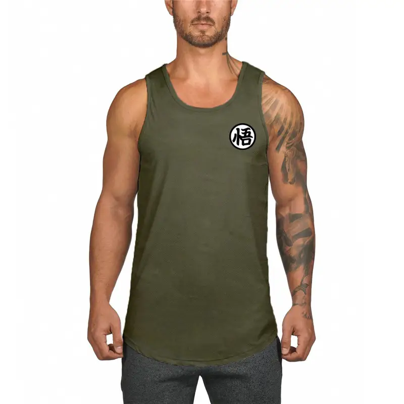 Men's White Sleeveless Waistcoat Vest Summer Training - Image 7