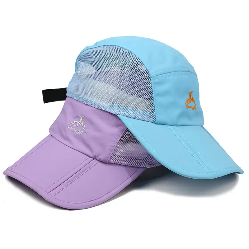 Outdoor Hiking Hat Green Grey Ice Feel Adult - Image 10