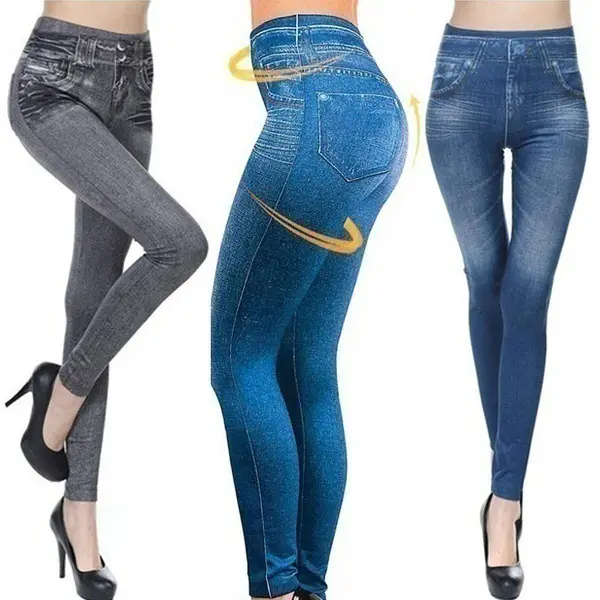 Seamless Cotton Leggings Grey Hollow Sexy Leggings