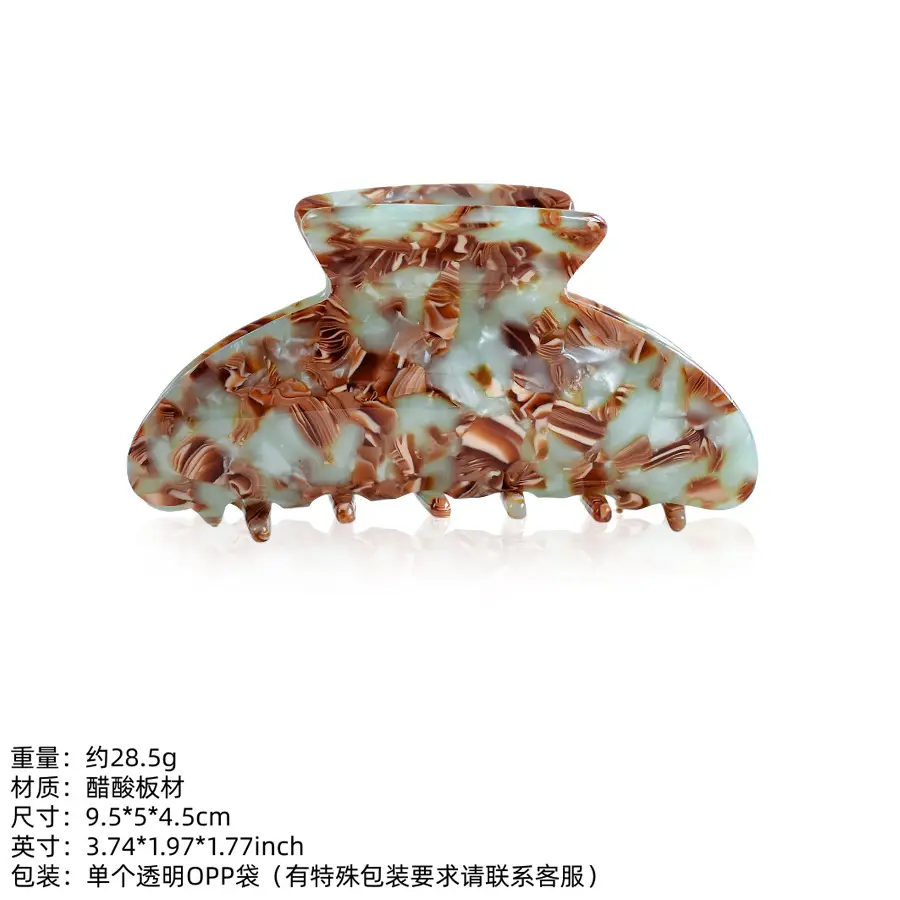 Korean Style Acetate Hair Clip Back for Women - Image 15