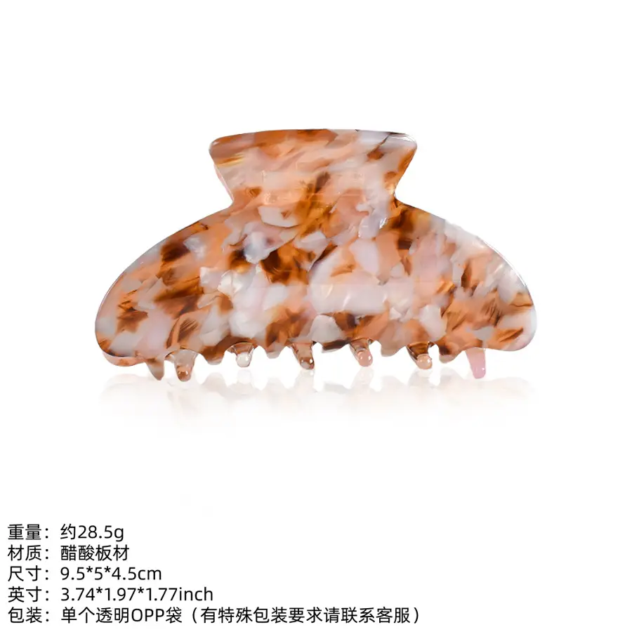 Korean Style Acetate Hair Clip Back for Women - Image 23