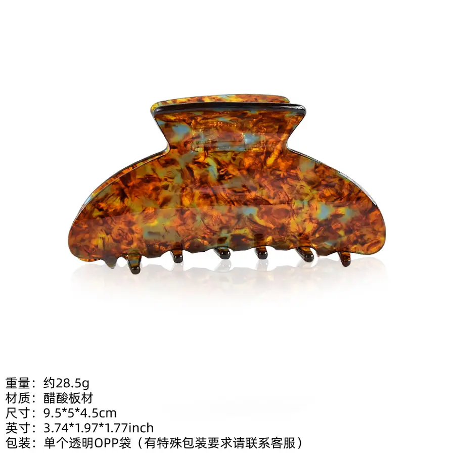 Korean Style Acetate Hair Clip Back for Women - Image 27