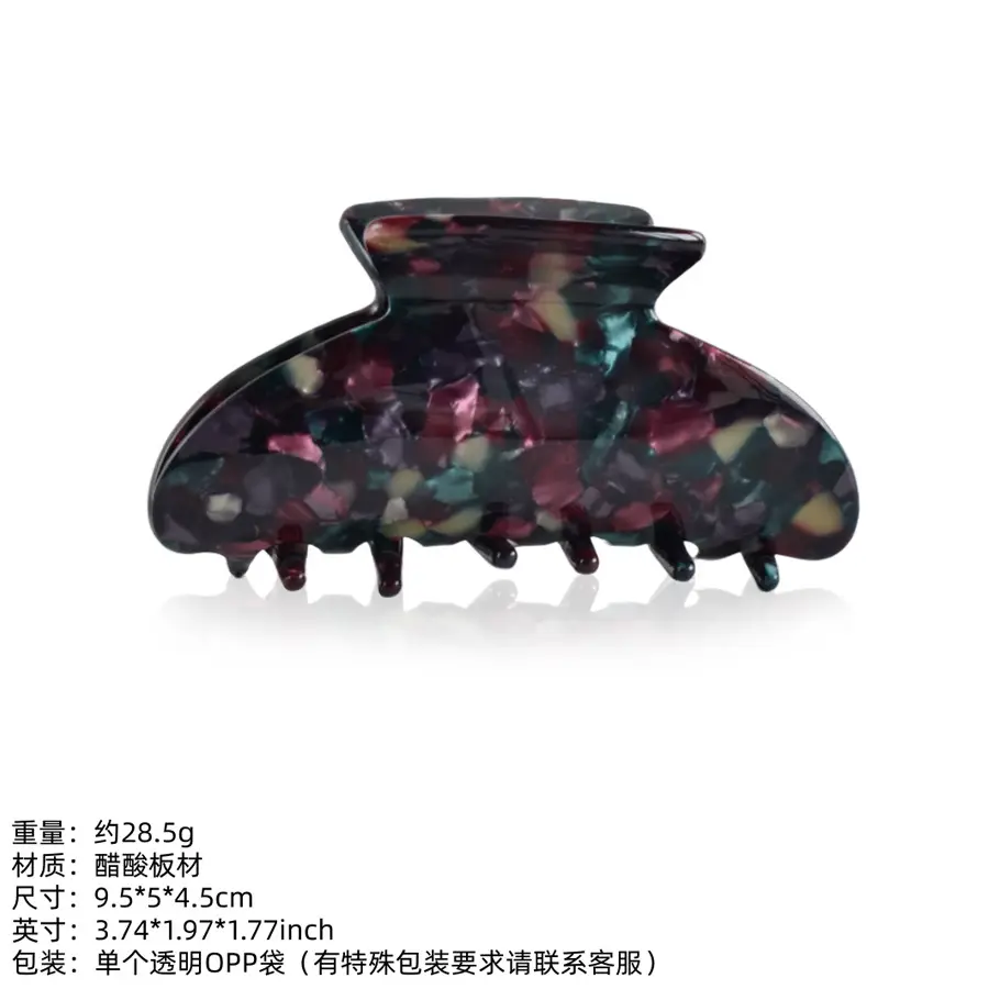 Korean Style Acetate Hair Clip Back for Women - Image 29