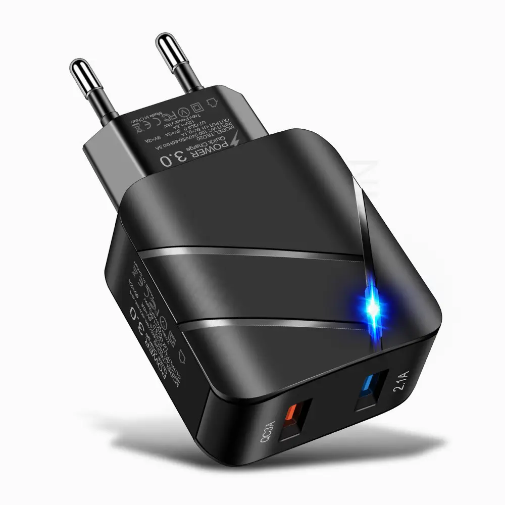 Fast Charging USB Charger with Blue Indicator Light - Image 5