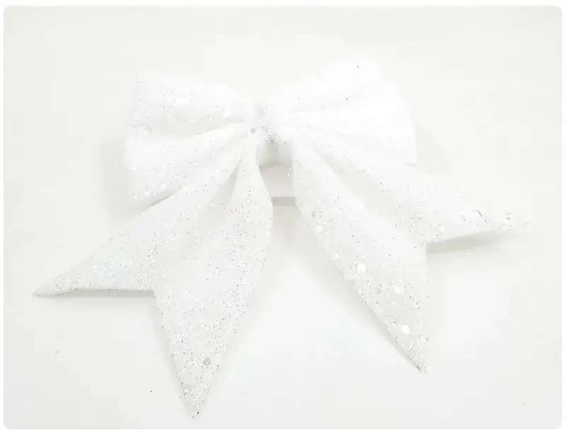 Sparkly Pink Bow Christmas Tree Decor — feature 17