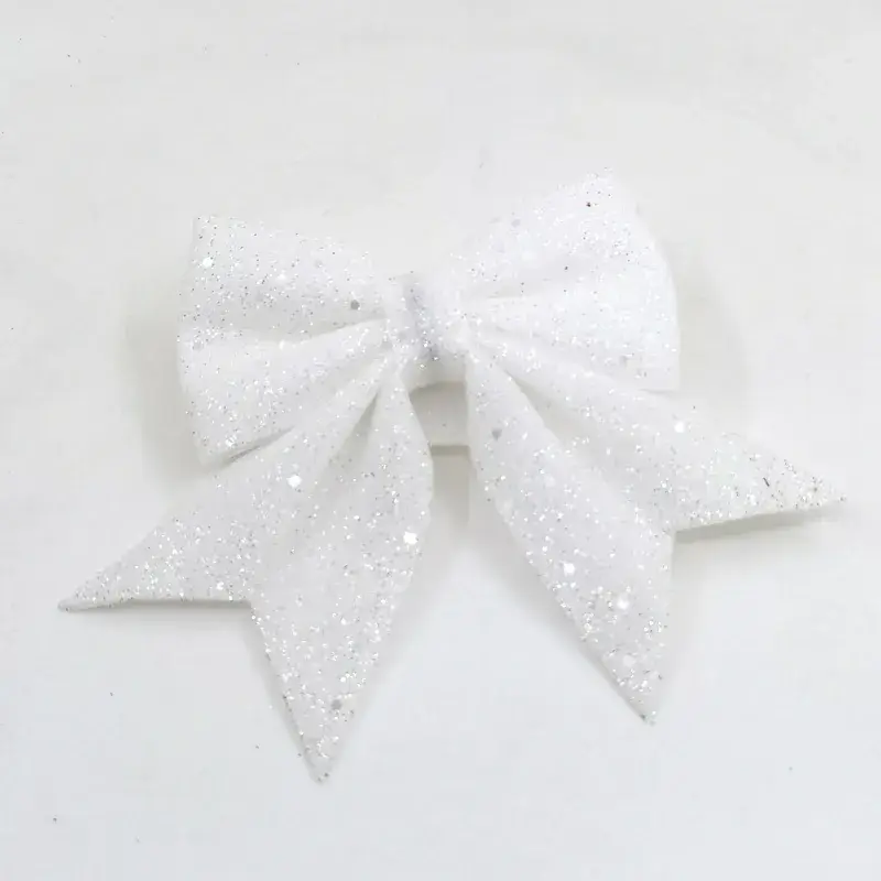 Sparkly Pink Bow Christmas Tree Decor — feature 18