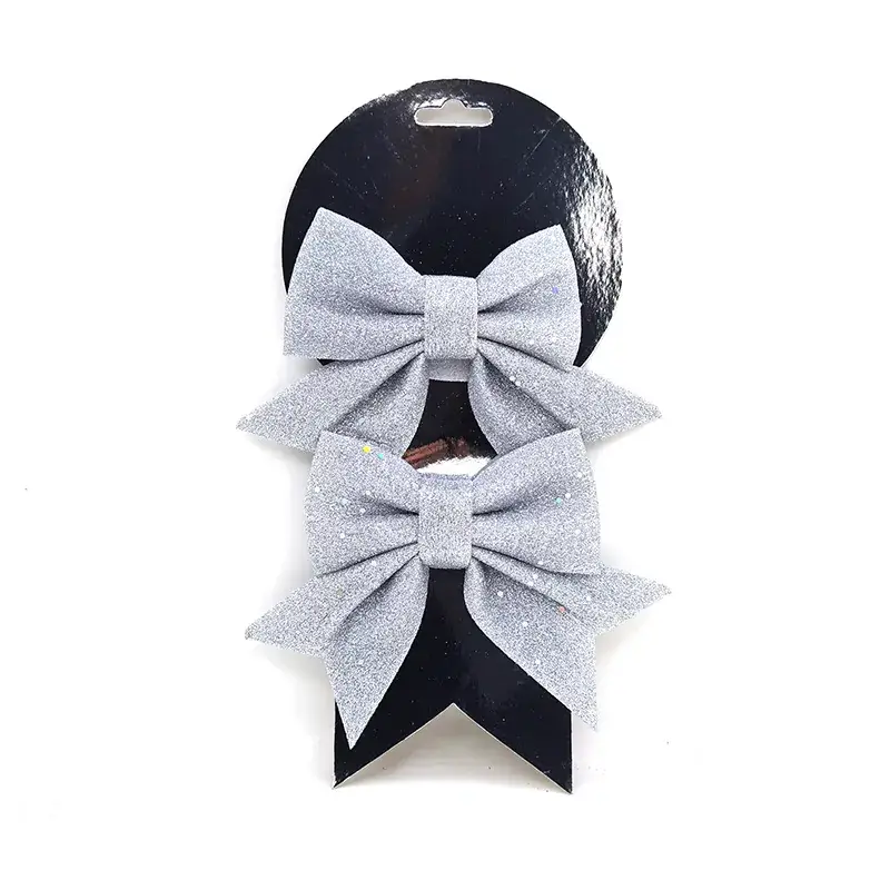 Sparkly Pink Bow Christmas Tree Decor — feature 3
