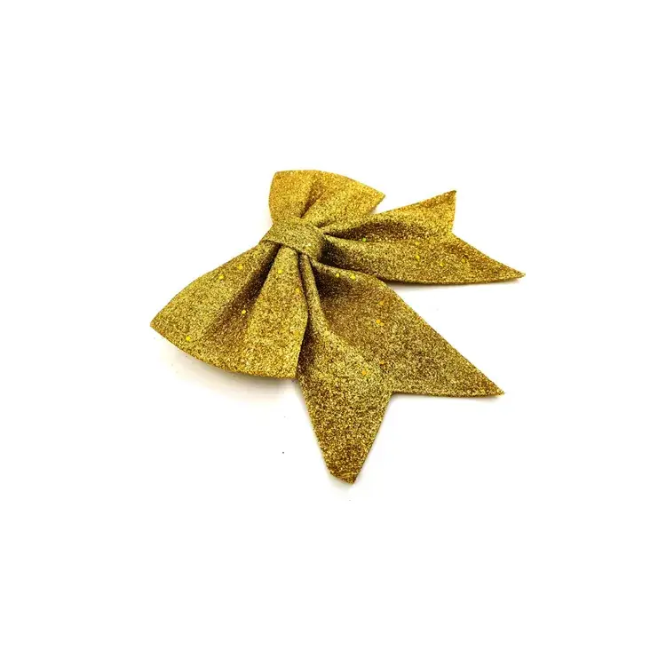 Sparkly Pink Bow Christmas Tree Decor — feature 7