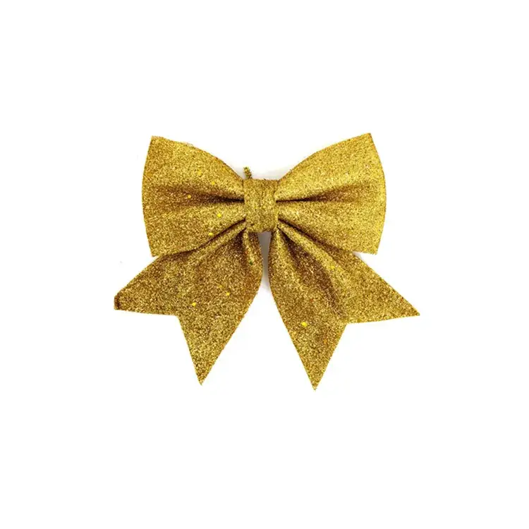Sparkly Pink Bow Christmas Tree Decor — feature 8