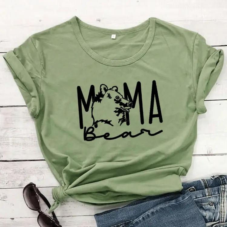 Pink Mom Design T-Shirt Short Sleeve 2020 - Image 4