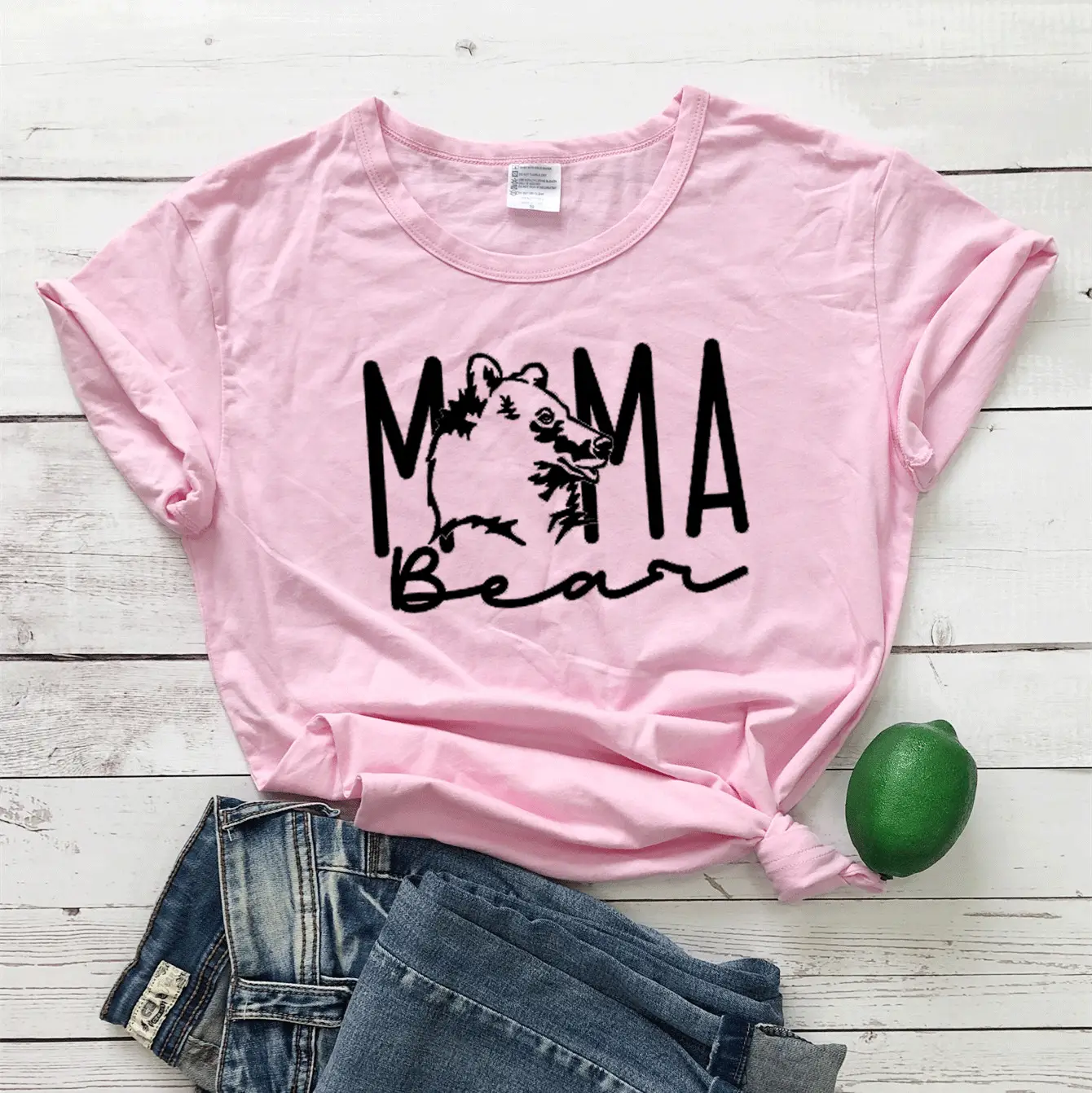 Pink Mom Design T-Shirt Short Sleeve 2020 - Image 6