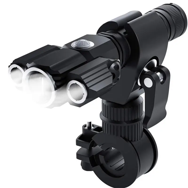 3LED Aircraft Shaped Flashlight Black - Image 10
