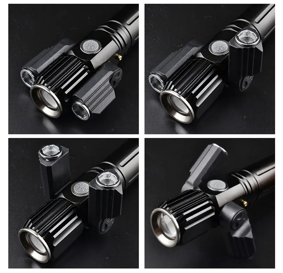 3LED Aircraft Shaped Flashlight Black — feature 4