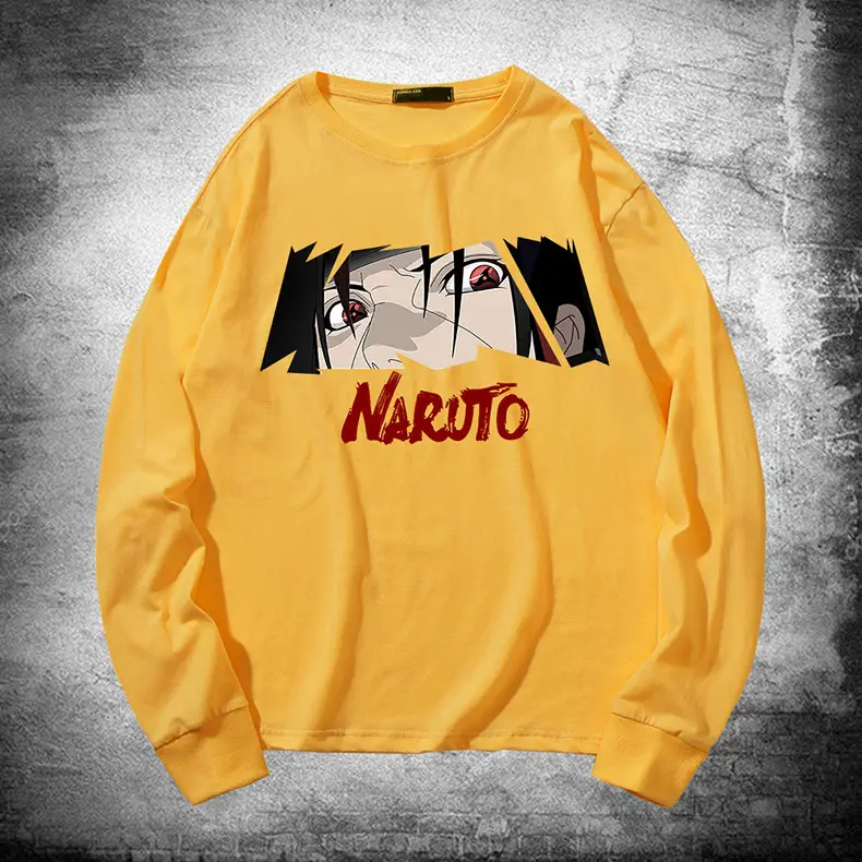 Naruto Printed Pink Long Sleeve T-Shirt for Men - Image 12