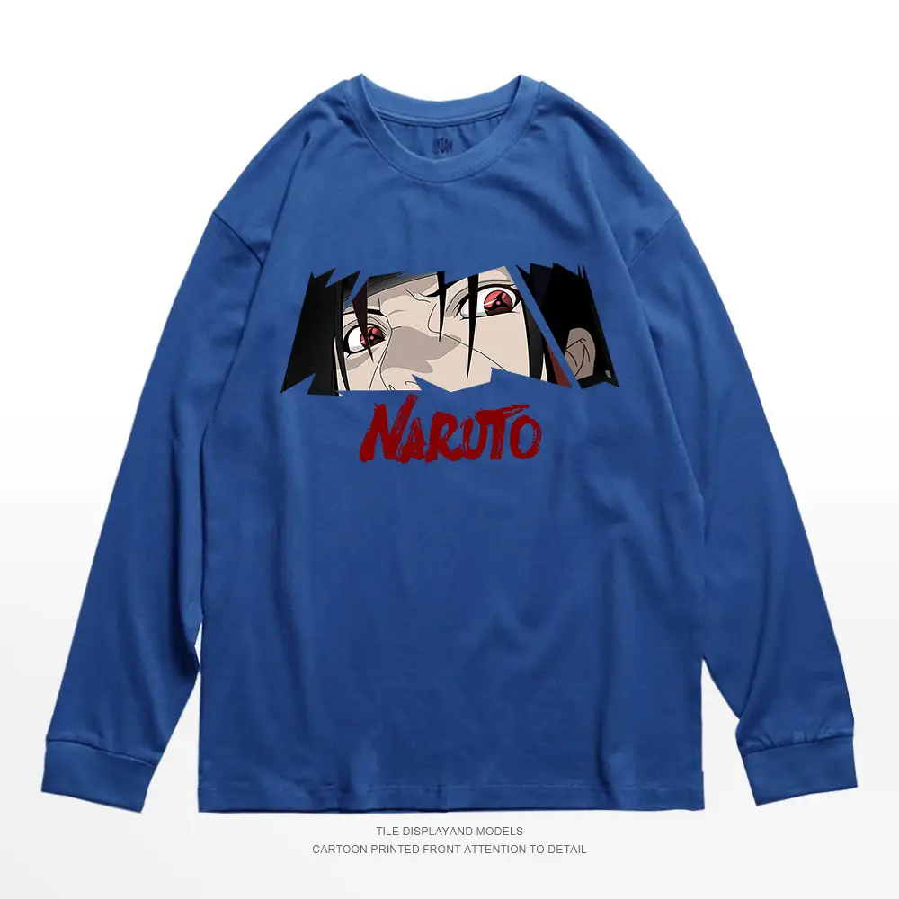 Naruto Printed Pink Long Sleeve T-Shirt for Men - Image 5